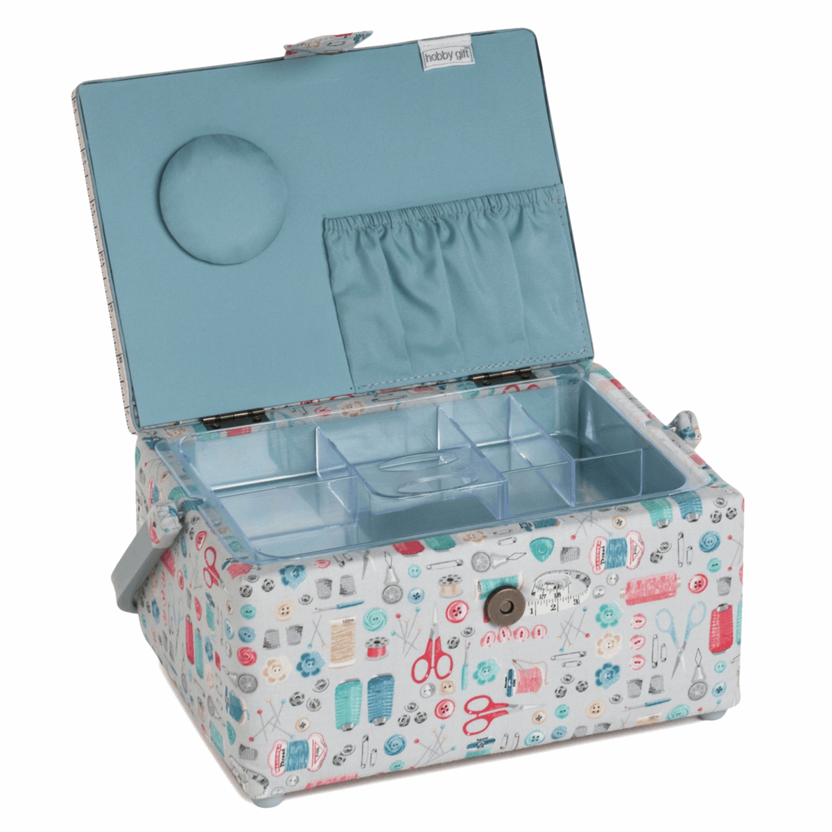 Medium Stitch In Time Design Sewing Box