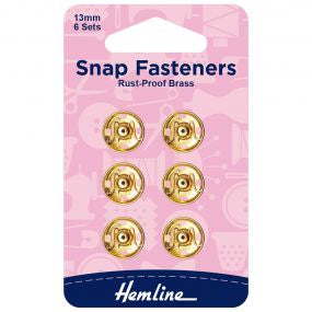 Hemline Brass Snap Fastener