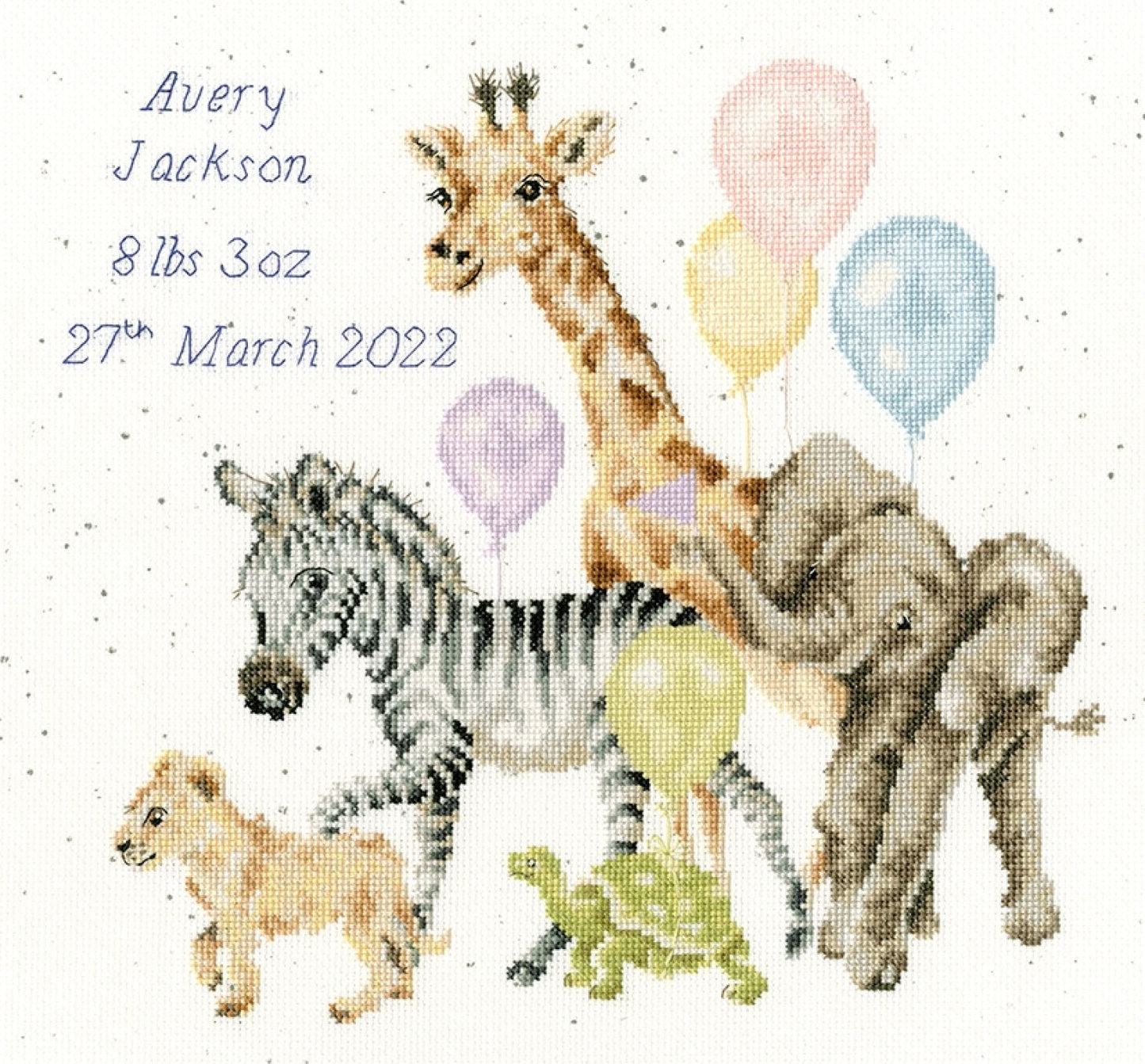 Wrendale Designs Welcome To The World Birth Sampler