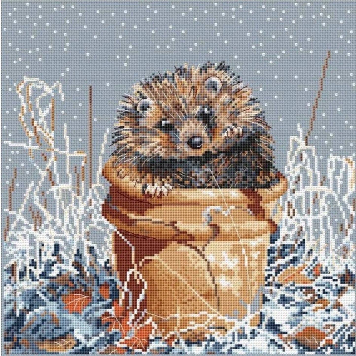 Prickly Pot Cross Stitch by Pollyanna Pickering