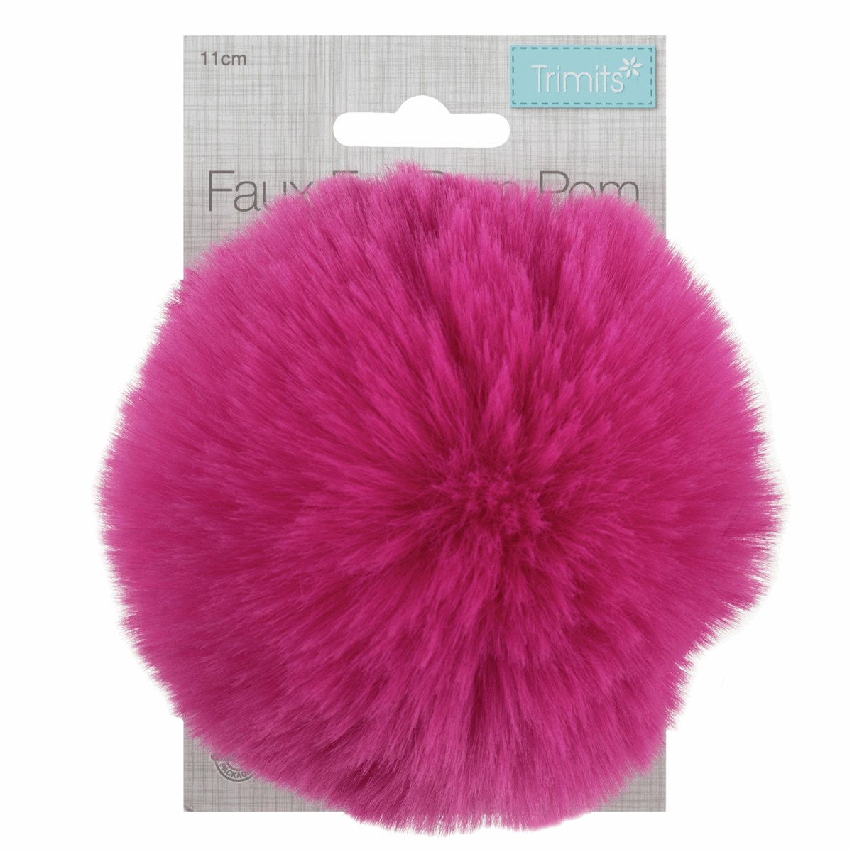 Trimits Large Faux Fur Pompom 11cm