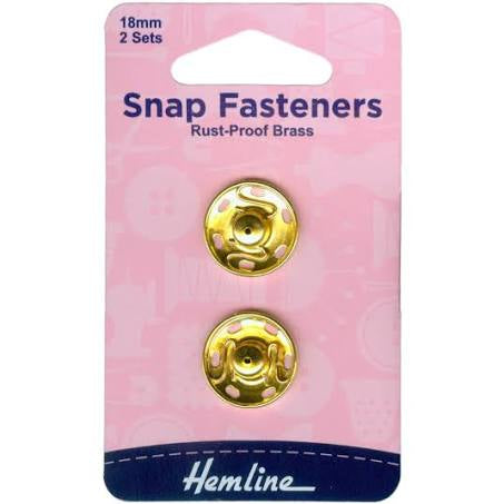 Hemline Brass Snap Fastener