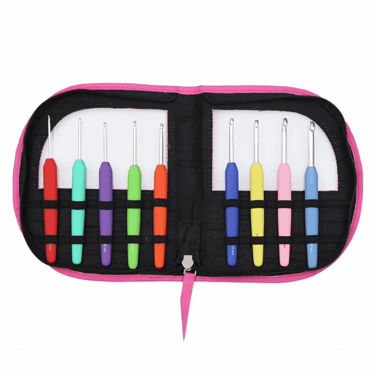 Knit Pro Waves Pink Crochet Hook Set