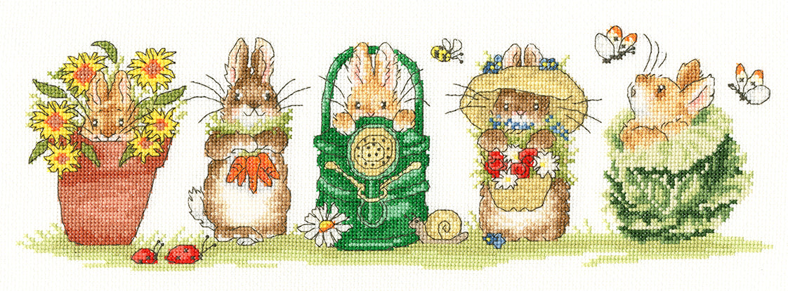 Margaret Sherry ‘Garden Helpers’ Cross Stitch