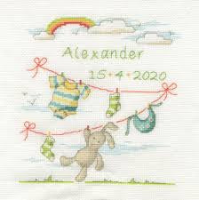 Bunny Baby Cross Stitch Kit