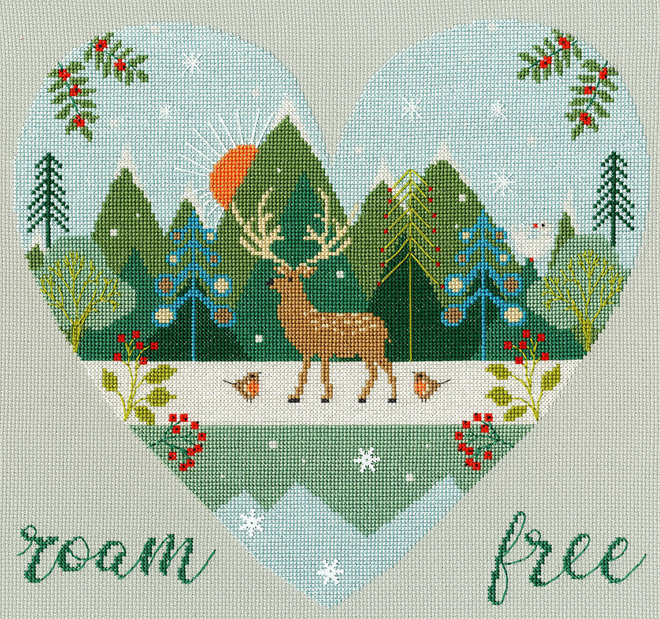 Bothy Threads ‘Wild at Heart:Roam Free’ Cross Stitch Kit