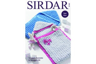 Sirdar 5192 Sleeping Bag Pattern in Snuggly Double Knit and Sweetie (downloadable PDF)