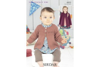 Sirdar 4493 Girls Snuggly DK Cardigan (downloadable PDF)