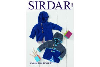Sirdar 4936 Baby Boys Duffle Coat in Snuggly Baby Bamboo DK (downloadable PDF)