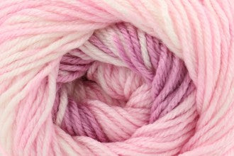 Charming Pink Border Leicester 3-ply DK Yarn — Crown Hill Farm