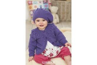 Sirdar 1267 Cardigan and Beret in Snuggly DK (downloadable PDF)