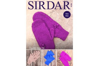 Sirdar 8183 Gloves In Country Style DK (Downloadable PDF)