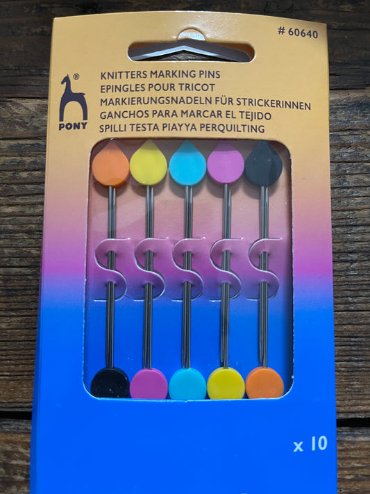 Pony Knitters Marking Pins